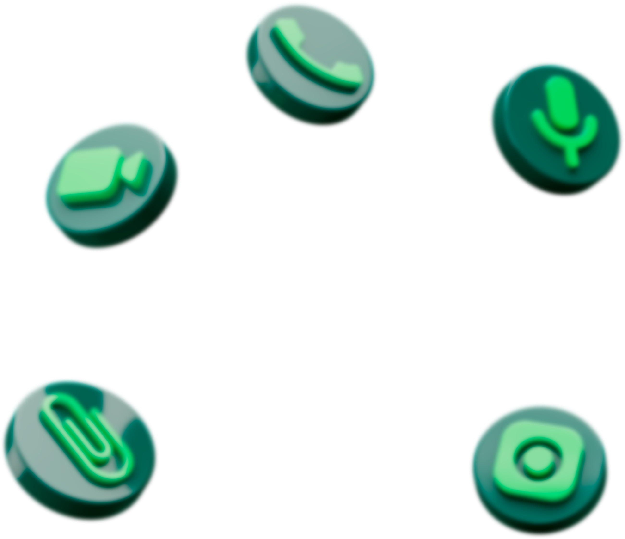WhatsApp Orbit Icons